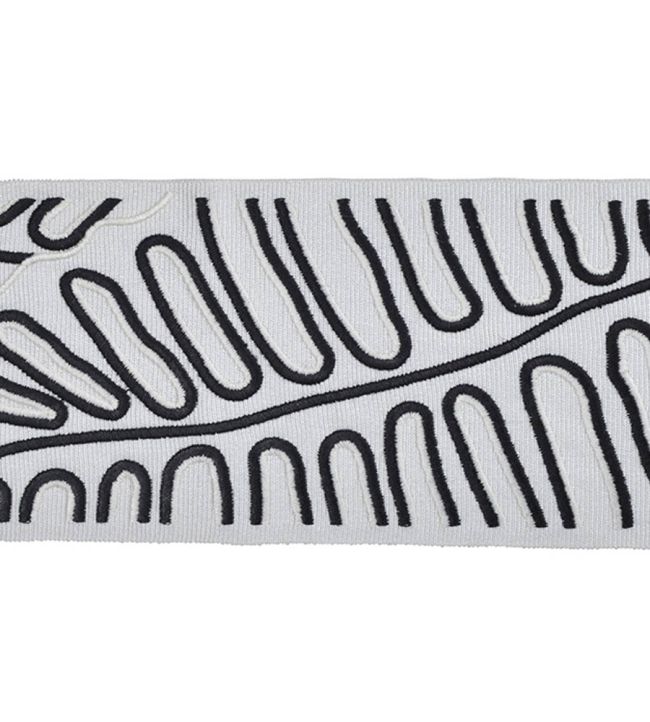 Paloma Embroidered Braid 97mm Trimming by Houles Gesso