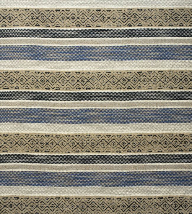 Pampas Fabric by Andrew Martin Indigo