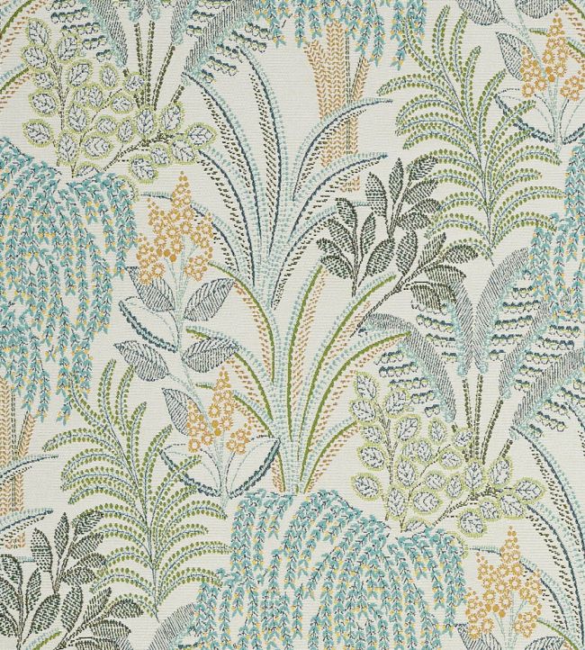 Panama Fabric by Manuel Canovas Aqua