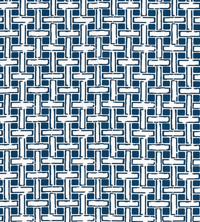 Panama Matelasse Fabric by Thibaut Navy