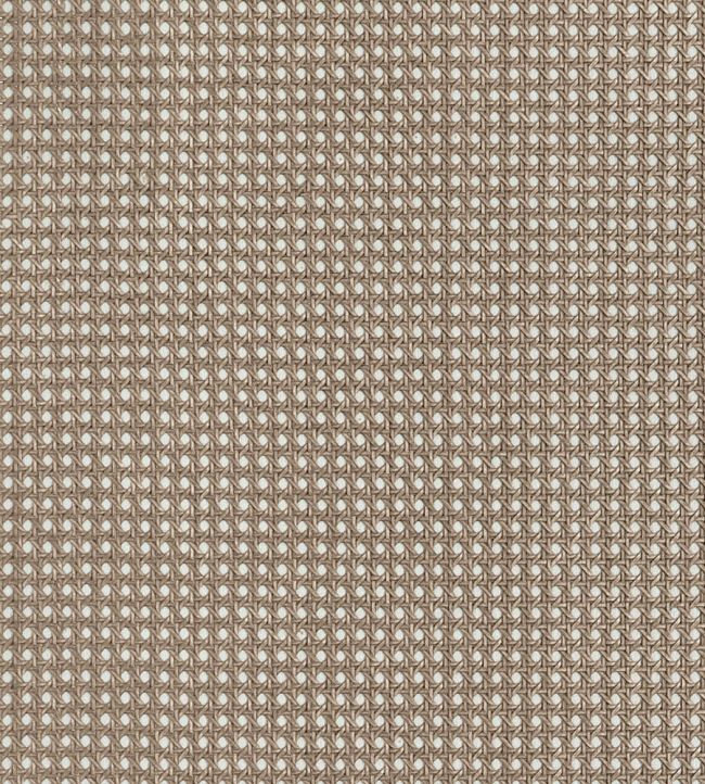 Paper Rattan Wallpaper by Thibaut Brown