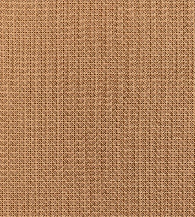 Paper Rattan Wallpaper by Thibaut Saddle
