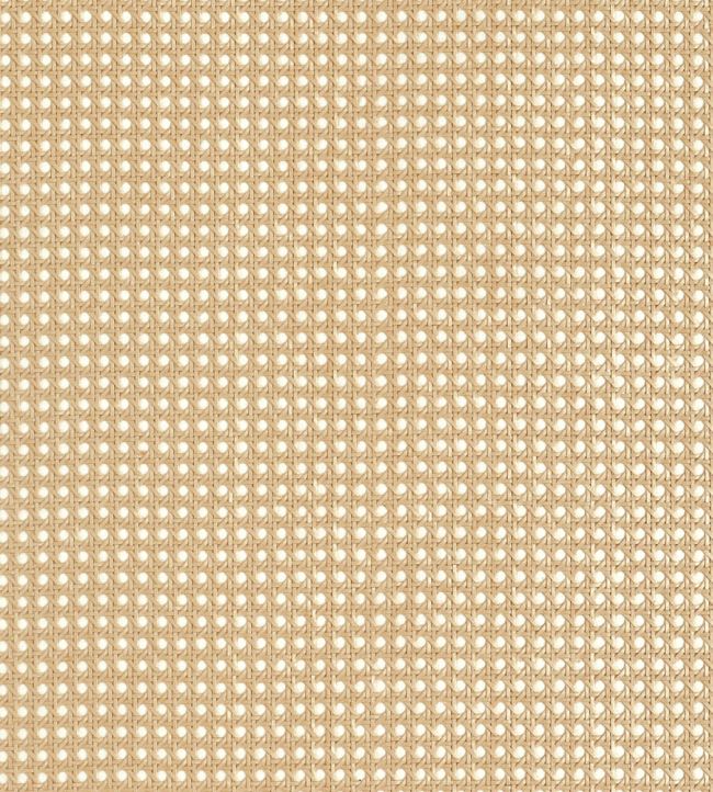 Paper Rattan Wallpaper by Thibaut Wheat