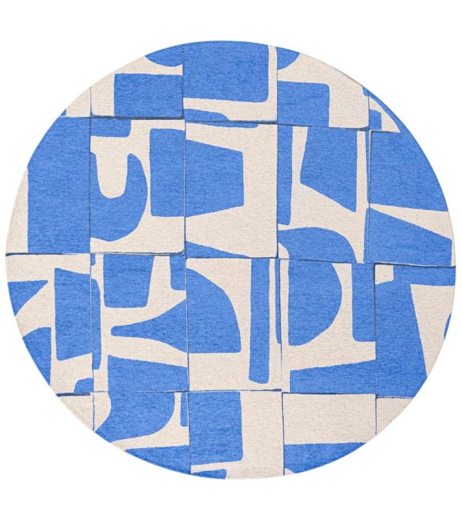 Louis De Poortere Papercut Round rug Campanula 115507 Campanula