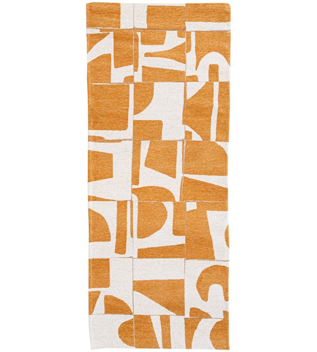 Louis De Poortere Papercut Runner rug Curry 115555 Curry