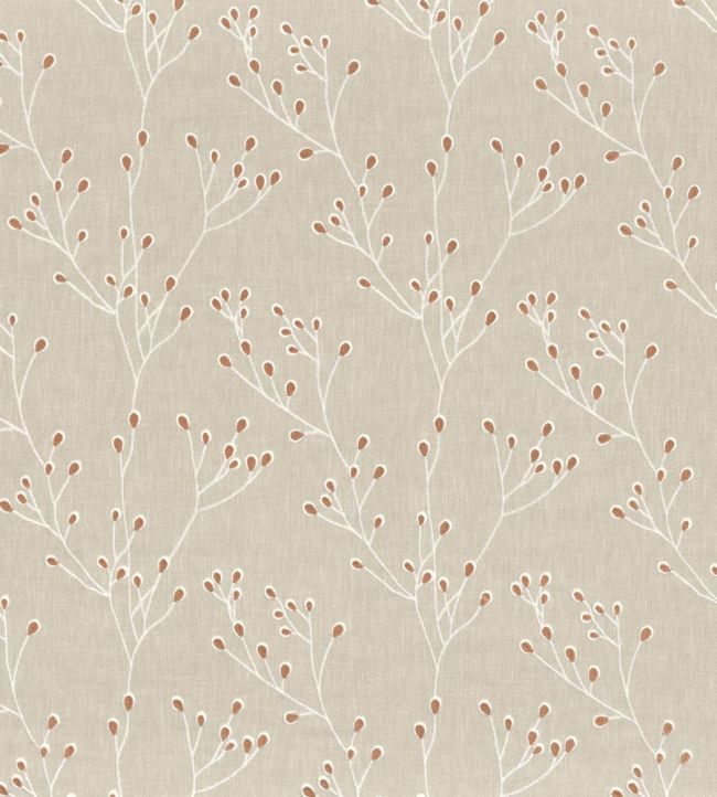 Papille Fabric by Camengo Terracotta