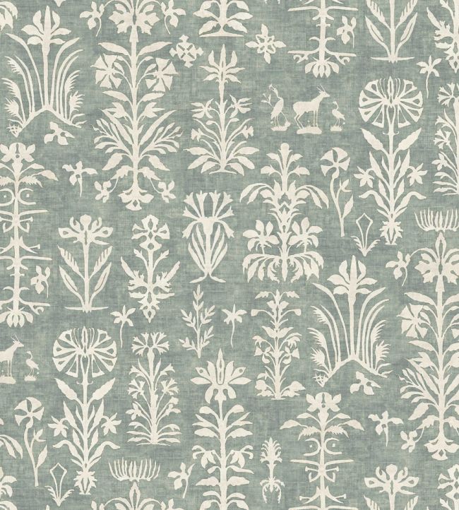 Papyrus Wallpaper by Lewis & Wood Eu De Nil