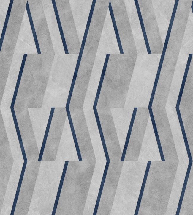 Parallels Wallpaper by Coordonne Navy