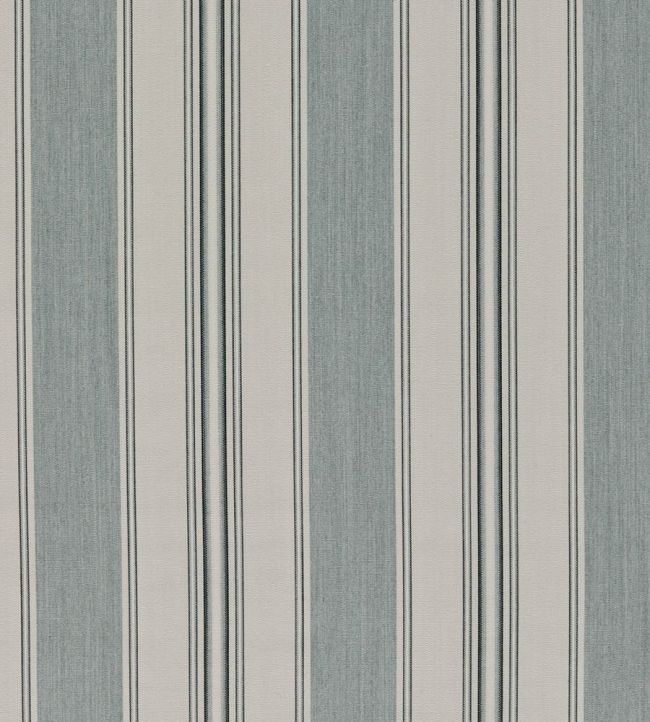 Parasol Stripe Fabric by Zoffany Dufour/Chalk