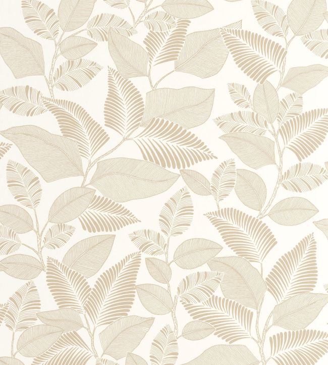 Paraty Wallpaper by Casadeco Beige Ficelle