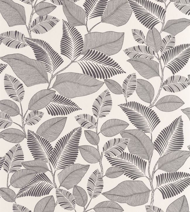 Paraty Wallpaper by Casadeco Noir Fusian