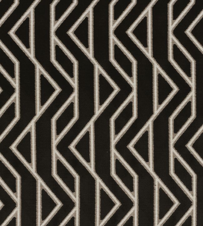 Parioli Fabric by Casamance Noir De Lune