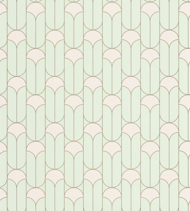 Paris Wallpaper by Caselio Vert Amande