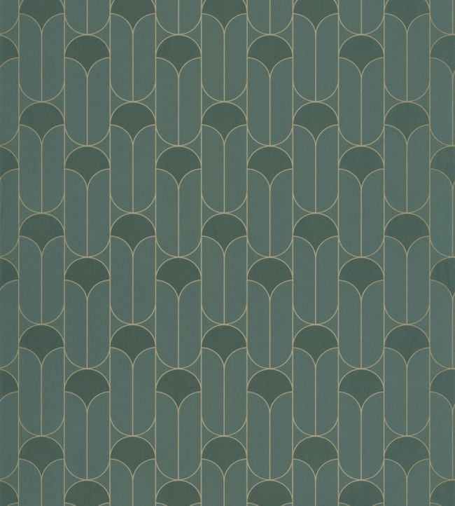 Paris Wallpaper by Caselio Vert Anglais