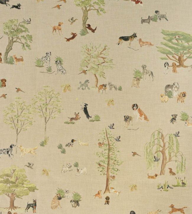 Park Life Fabric by Andrew Martin Natural