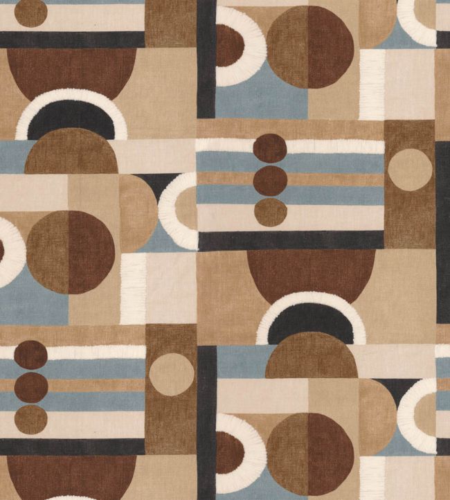 Paro Fabric by Casamance Acajou Sable