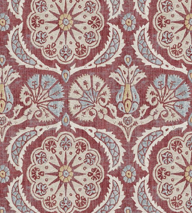 Pasha Wallpaper by Lewis & Wood Carnation