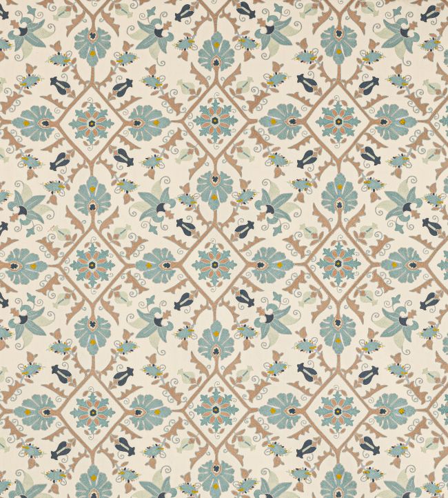 Pashley Fabric by Colefax and Fowler Old Blue