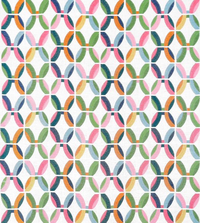 Passageway Embroidery Fabric by Thibaut Brights