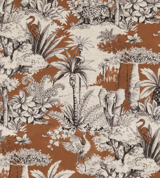 Passaro Fabric by Camengo Terre De Sienne
