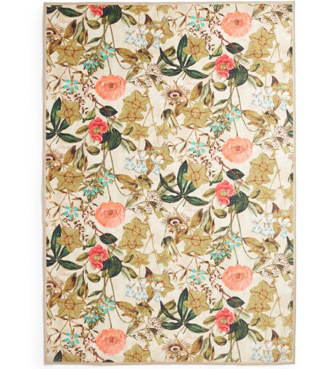 Clarke & Clarke Passiflora rug Peaches & Cream CCPASSPCWA7615 Peaches & Cream