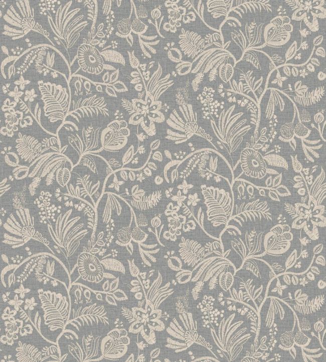 Pastel Wallpaper by Casamance Pierre Bleue