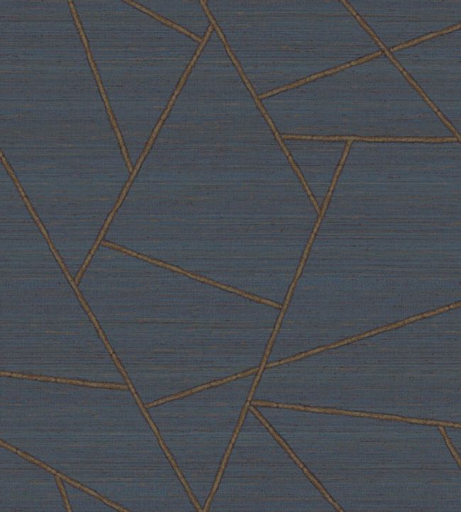 Patchwork Tropical Wallpaper by Jannelli&Volpi Navy