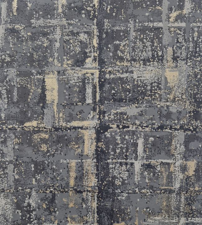 Patina Wallpaper by 1838 Wallcoverings Jet