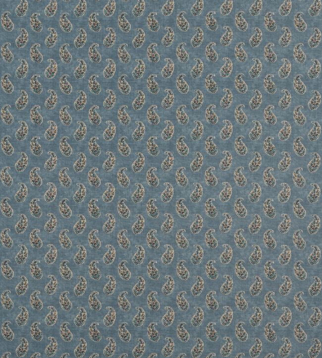 Patola Paisley Fabric by GP & J Baker Blue