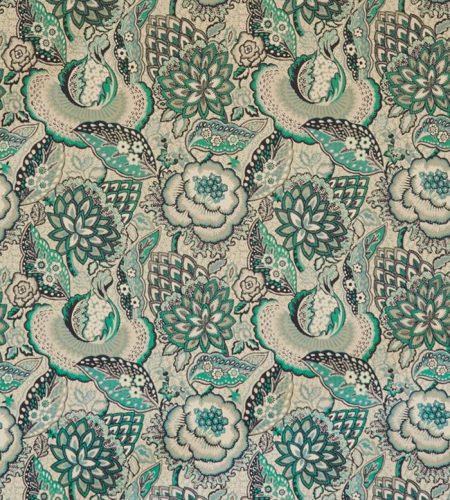 Patricia in Cotton Velvet Fabric by Liberty Jade