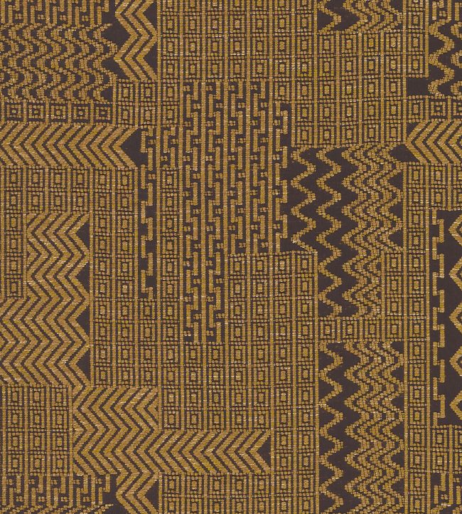 Pavage Fabric by Nobilis Chocolat