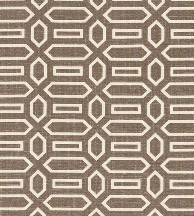 Pavilion Fabric by Schumacher Berber Brown