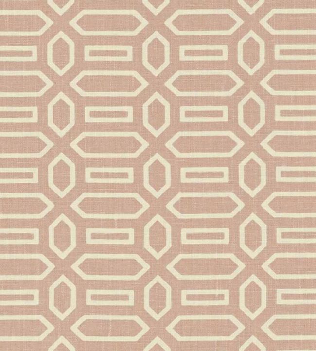 Pavilion Fabric by Schumacher Temple Pink