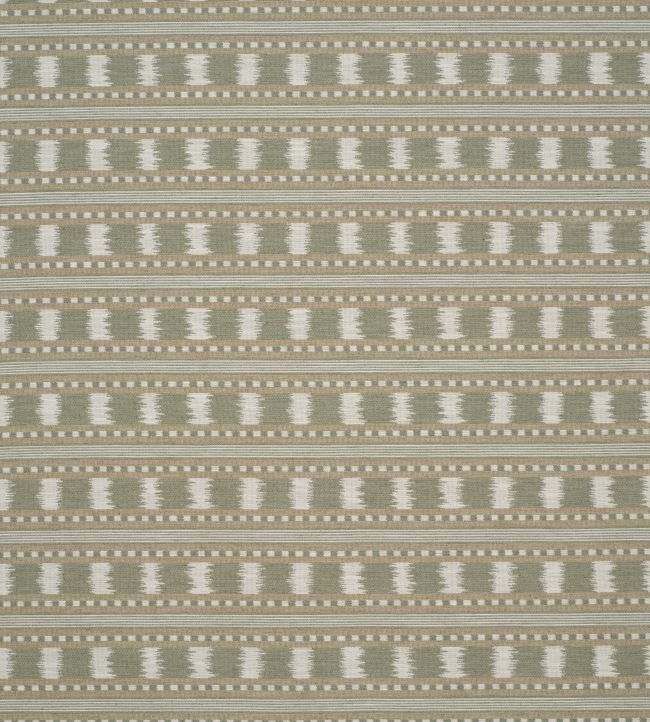 Paxton Fabric by James Hare Green/Natural