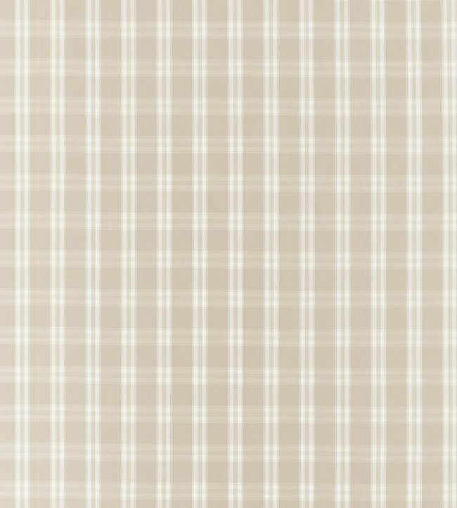 Payton Check Fabric by Anna French Beige