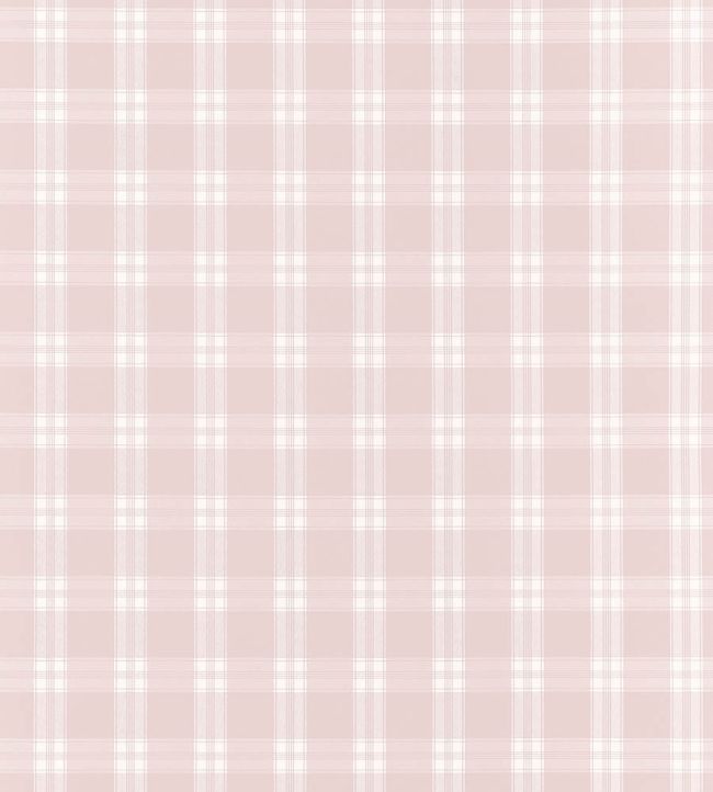 Payton Check Wallpaper by Anna French Blush