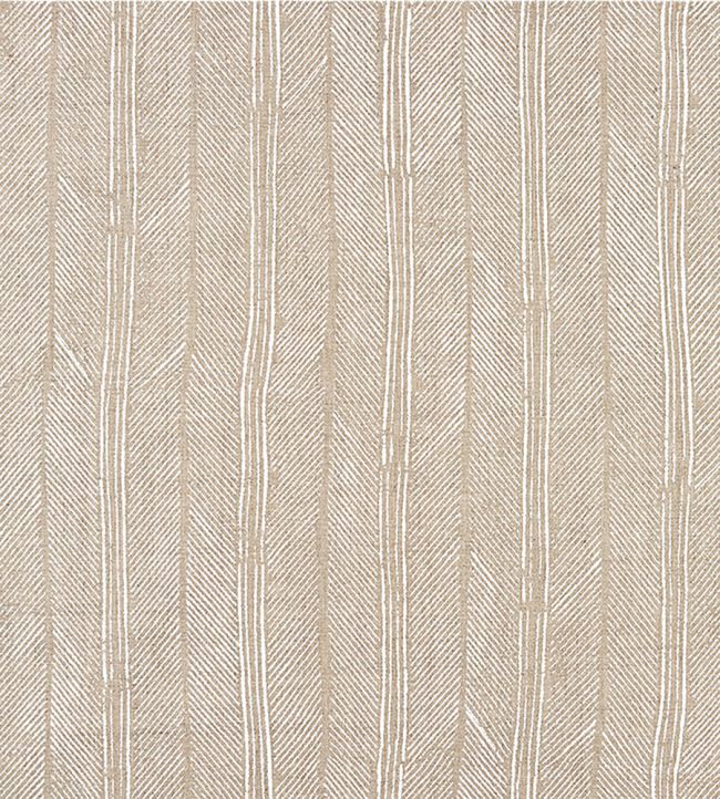 Peacock Fabric by Christopher Farr Cloth White