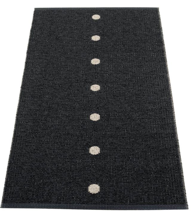 Pappelina Peg rug Black/Linen PEX714 Black/Linen