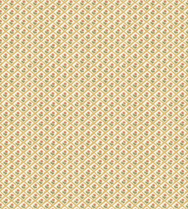 Penny Wallpaper by GP & J Baker Ochre
