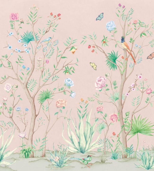 Peonies Mural by Coordonne Rose