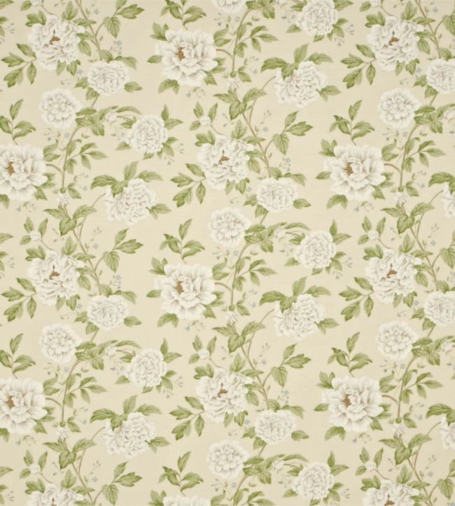 Peony Tree Fabric by Sanderson Neutral/Duck Egg