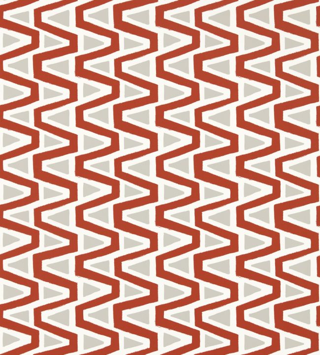 Perception Wallpaper by Harlequin Brazillian Rosewood / Temple Grey / New Beginnings