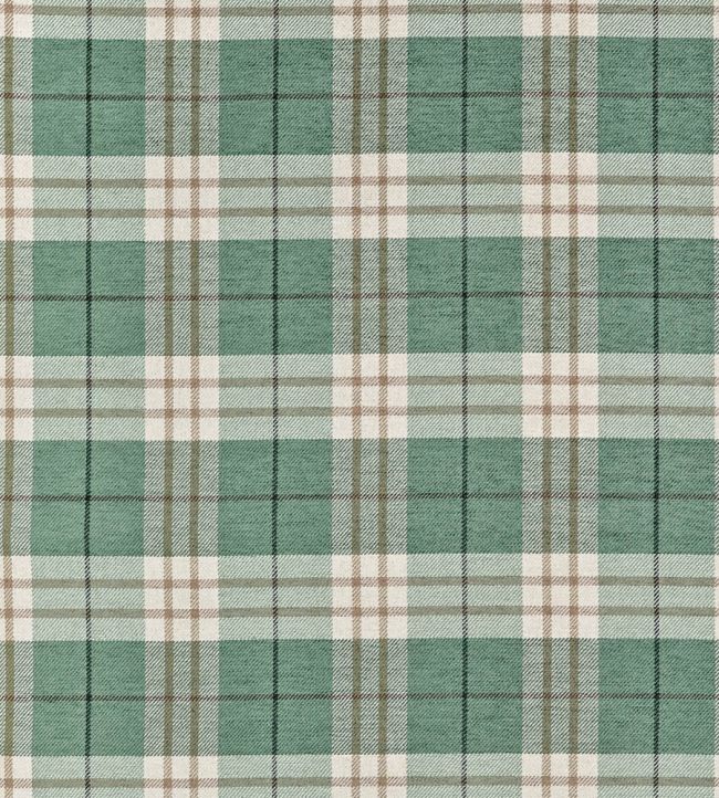 Percival Plaid Fabric by Thibaut Pine