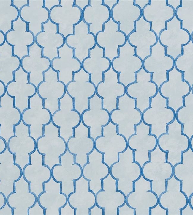 Pergola Trellis Wallpaper by Designers Guild Cobalt