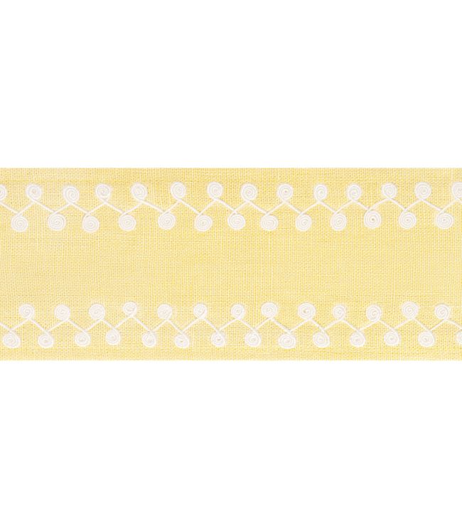 Perla Tape Trimming by Thibaut Daffodil