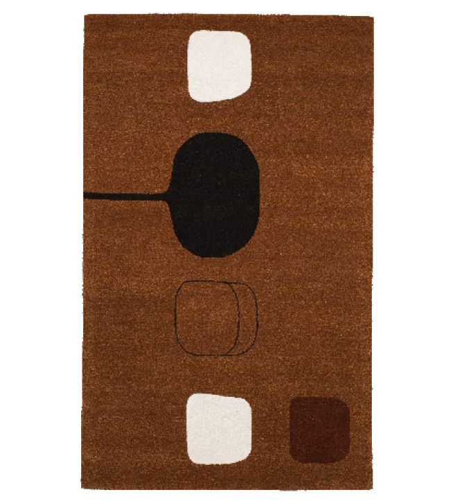CF Editions Permutation by William Scott rug Brown CFR121-01 Brown