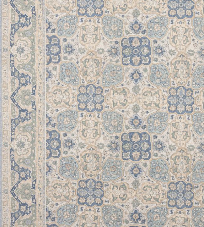 Perseus Fabric by Colefax and Fowler Old Blue