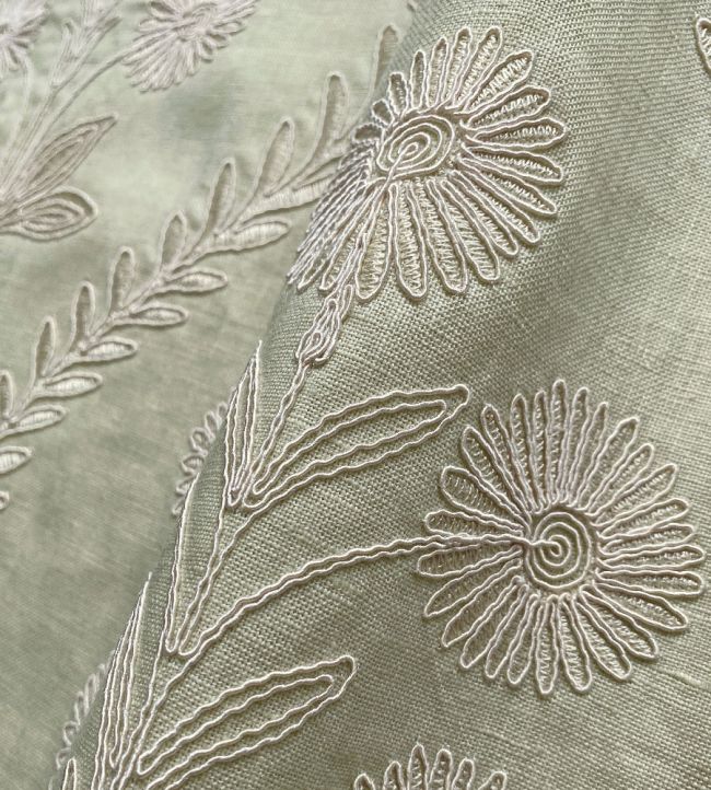 Persian Daisy Fabric by Ian Sanderson Tisane