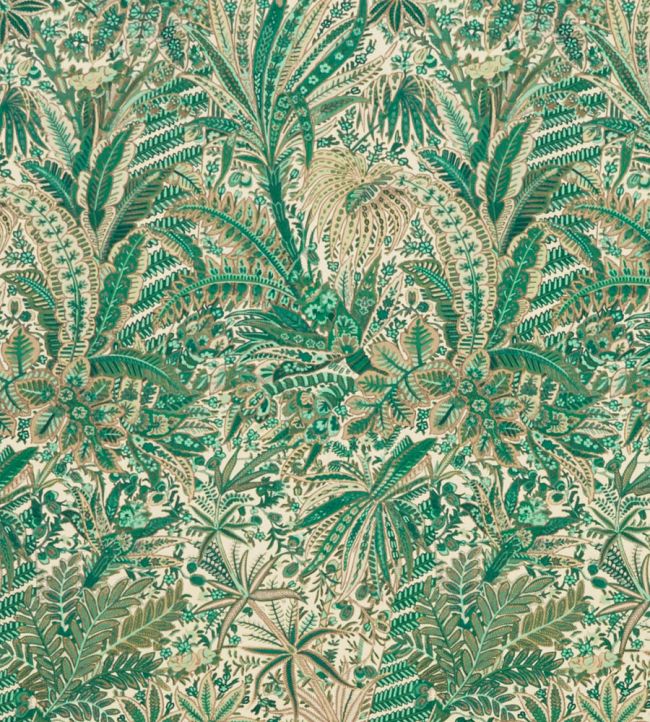 Persian Voyage in Landsdowne Linen Fabric by Liberty Jade Stone