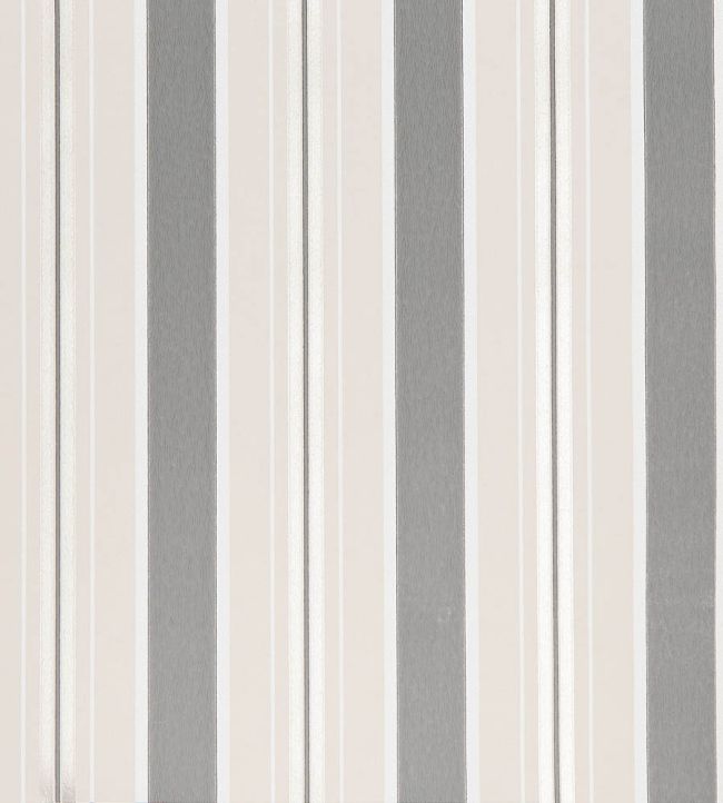 Peruzzi Stripe Wallpaper by Osborne & Little Charcoal